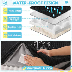 Loiion orthopedic egg crate padding for comfort on long trips