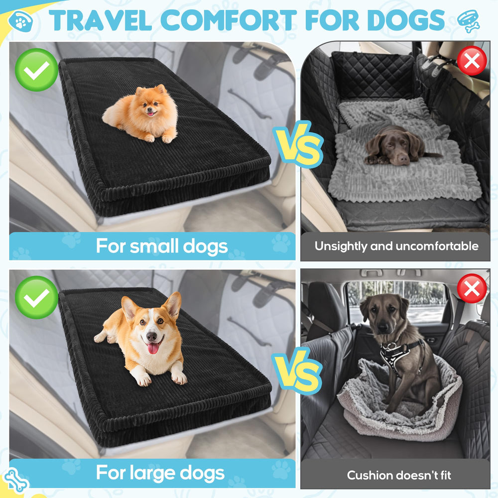 Loiion bed unfolded to fit SUVs, sedans, and trucks