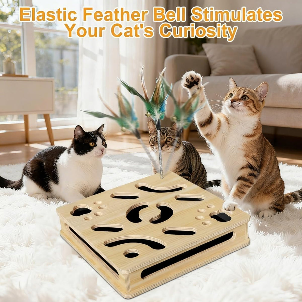 Loisdaro no-assembly clawing box ready to use right away on any floor surface.