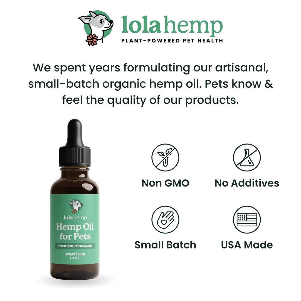 Lolahemp skin and coat benefits image showing shiny healthy fur.