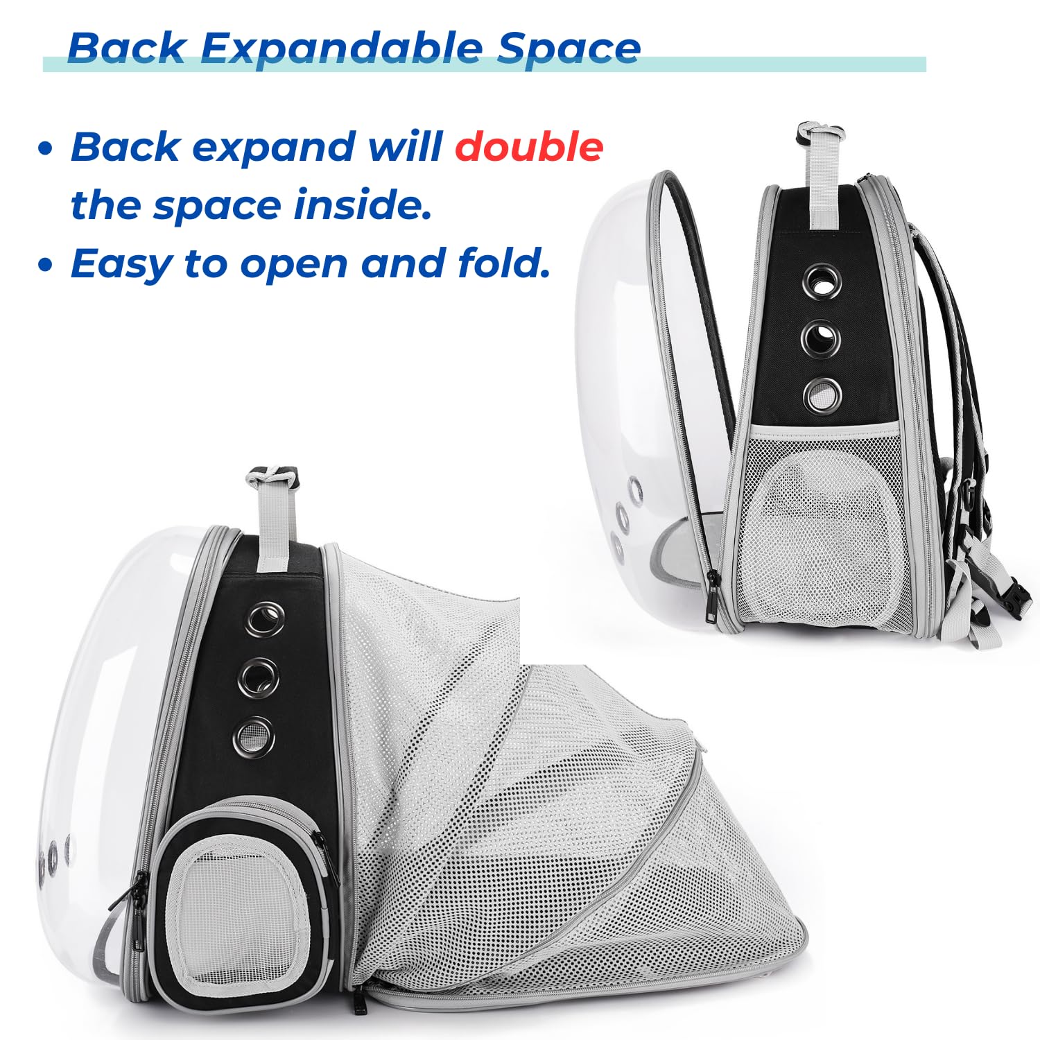 LOLLIMEOW airline-approved carrier fits many aircraft carriers for easy travel