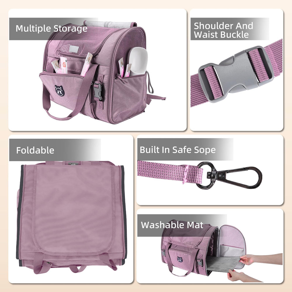 Lollimeow waterproof nylon shell keeps pets dry in rain or mud