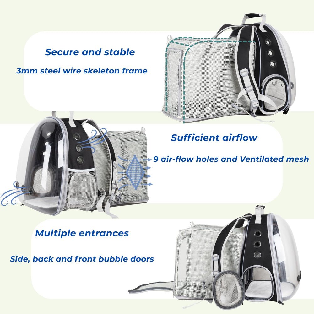 LOLLIMEOW ventilated interior space supports pet movement and comfort