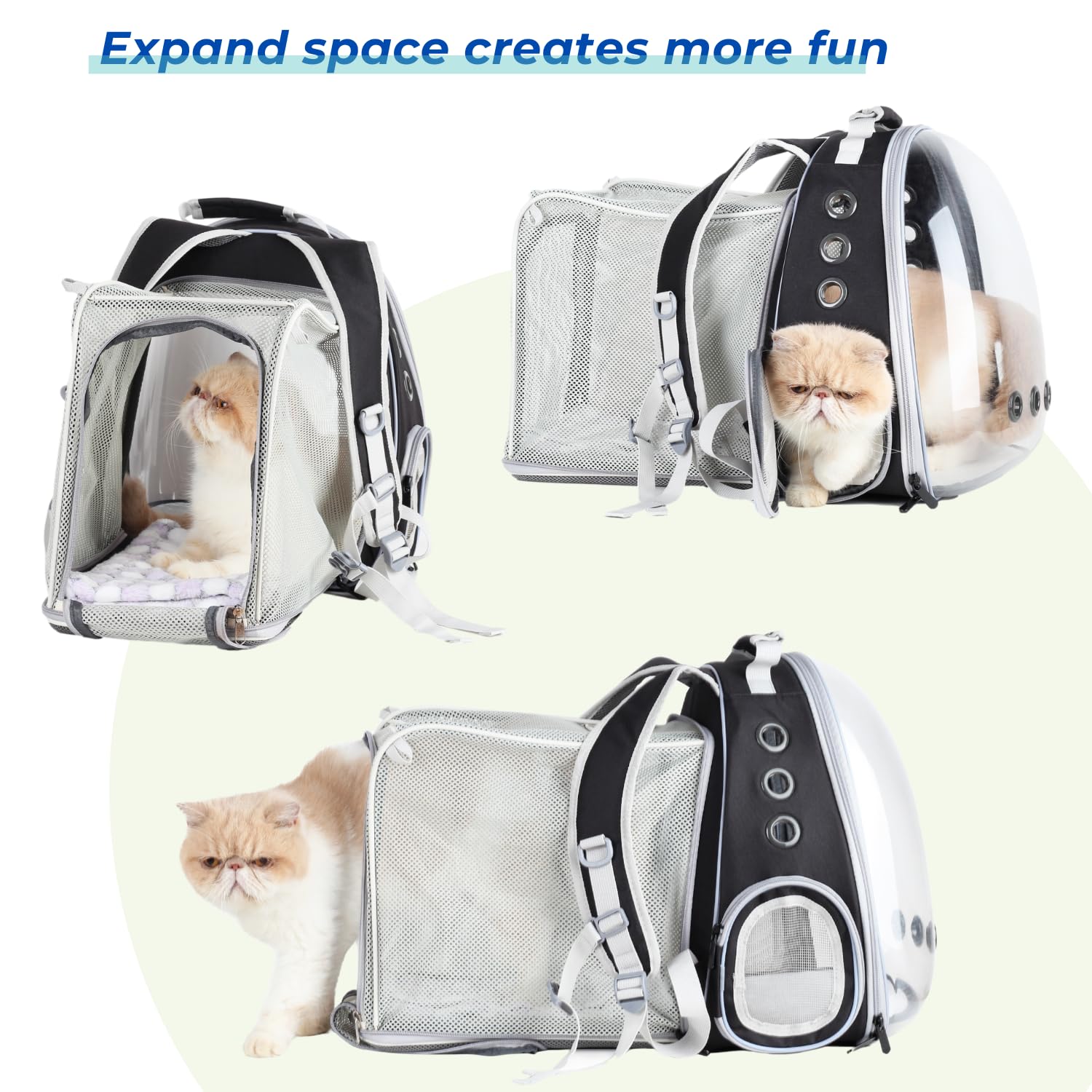 LOLLIMEOW removable base cushion adds all-season comfort for car and plane trips