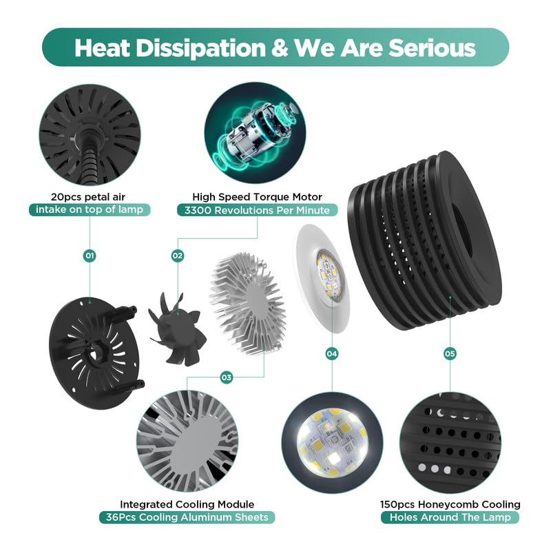 Lominie ABS housing provides sturdy, rustproof protection and heat dissipation.