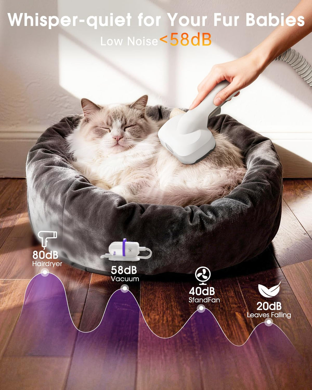 LOMMOM? extended power cord minimizes outlet switching during sessions