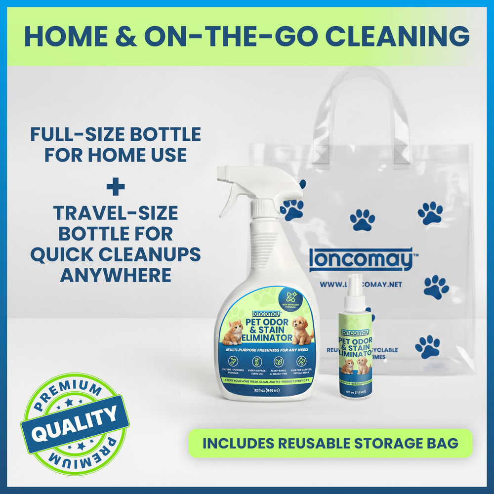 Loncomay cleaning product is safe around pets and families during routine cleaning.