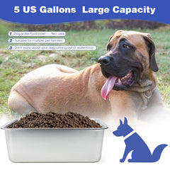 Lonepetu heavyweight bowl resists tipping for peaceful feed and water sessions.