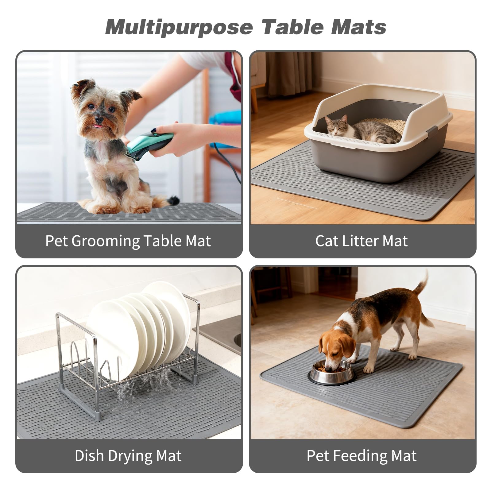 Lonepetu multipurpose pet mat suitable for dogs and cats.