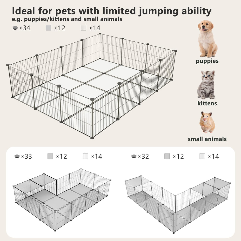 Playpen stands at 60 cm height for easy care access.