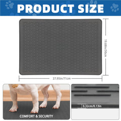 Lonepetu silicone grooming mat cushions pets during grooming
