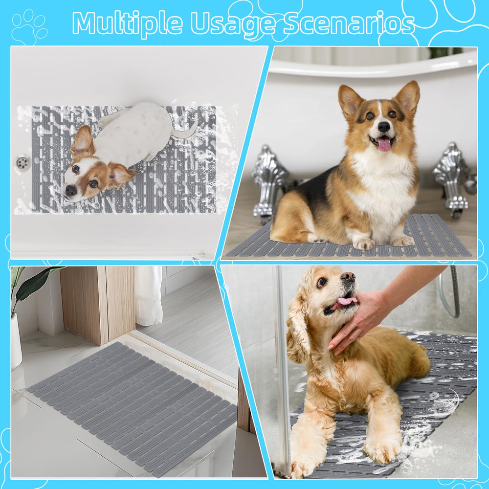 Lonepetu versatile bath mat for tubs, showers, and more