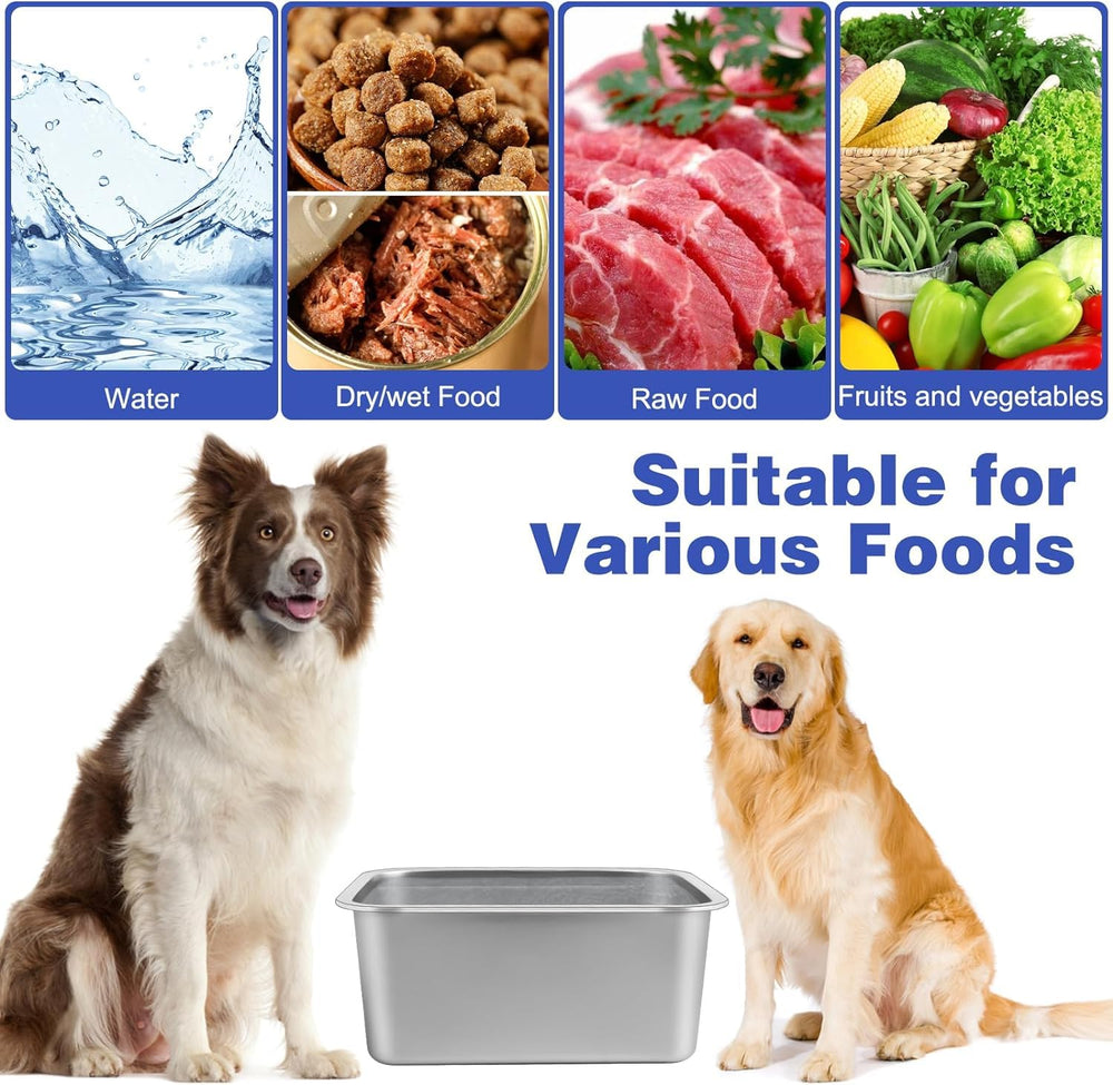 Lonepetu wide opening dish simplifies refilling and filling