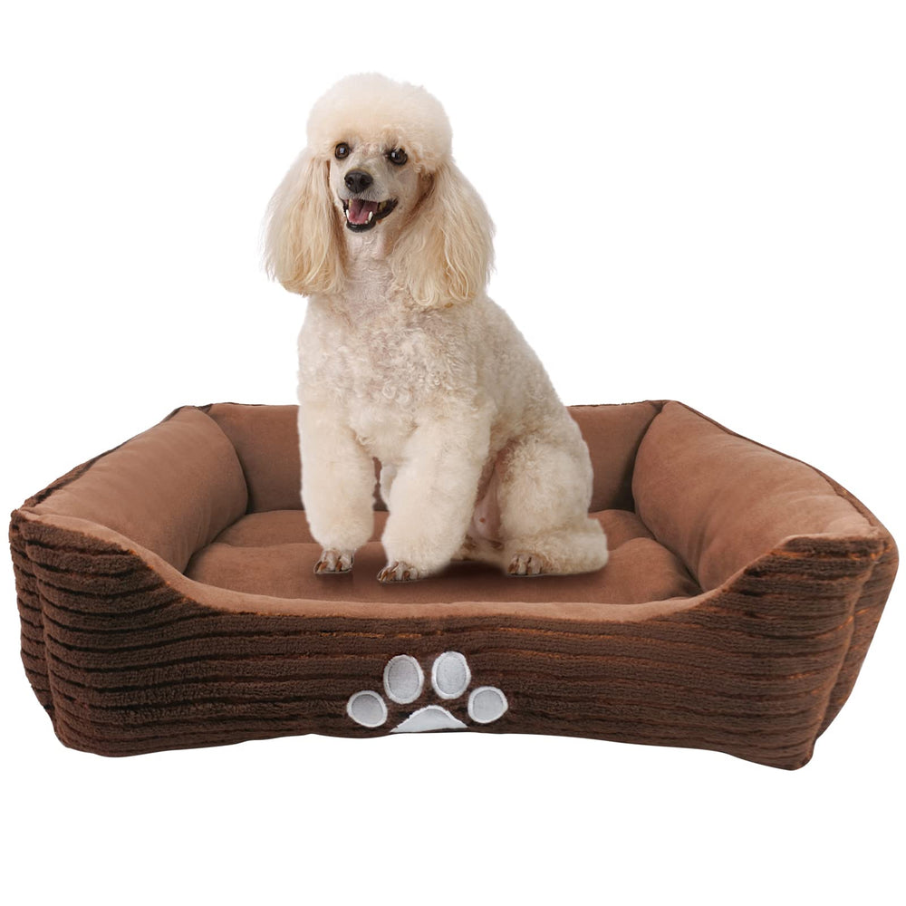 Long Rich HCT REC-005 reversible bed with faux suede side for cooler summer relaxation.