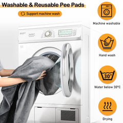 LOOBANI anti-slip bottom keeps pad in place on smooth floors