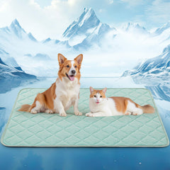 LOOBANI dog cooling mat 40x28 inches provides roomy space for large dogs to rest comfortably.