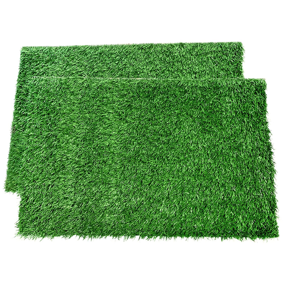 LOOBANI dog grass pad 18x28 inches suitable for indoor and outdoor potty use.