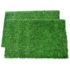 LOOBANI dog grass pad 18x28 inches suitable for indoor and outdoor potty use.
