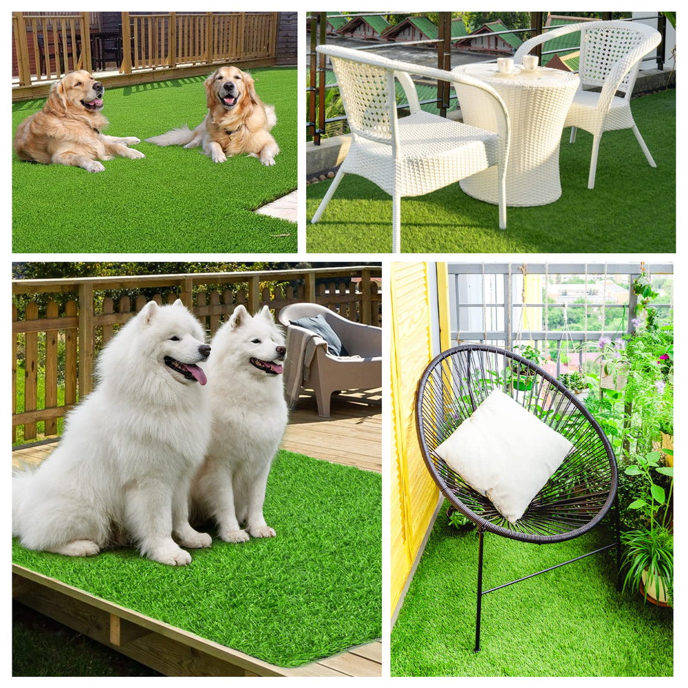 LOOBANI Dog Grass Pad supports puppies during training sessions and routines.