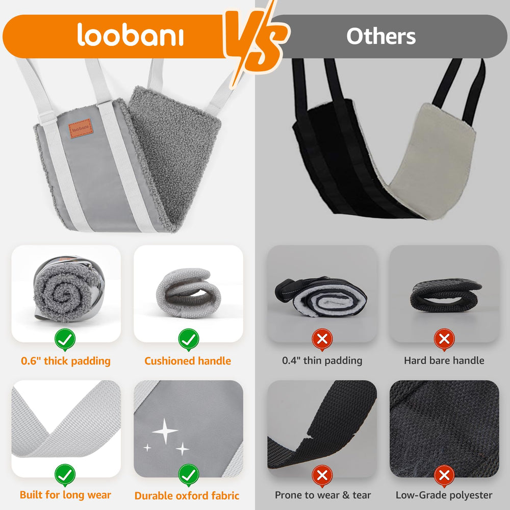 LOOBANI sling aids car transfers and getting into vehicles.