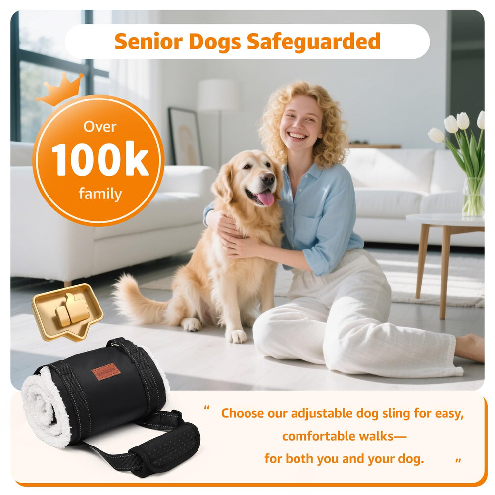 LOOBANI dog sling foldable carry bag for simple storage and travel.