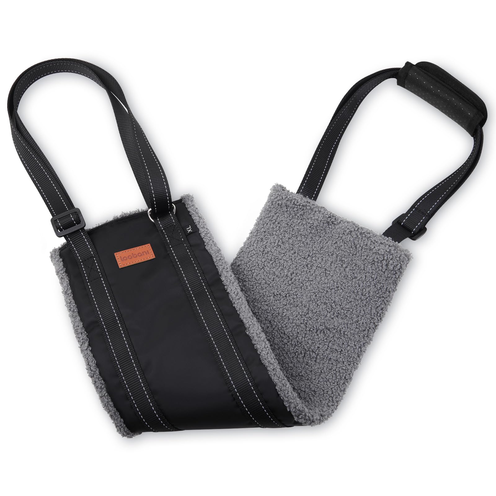 LOOBANI dog sling hind leg support aids mobility for elderly or recovering dogs.