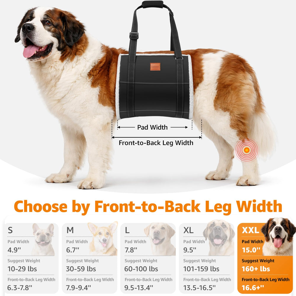 LOOBANI dog sling stairs aid enables safer climbing for dogs.