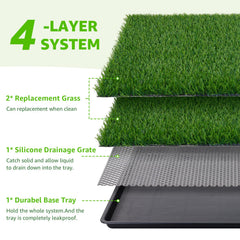Close-up of LOOBANI drainage grate showing quick moisture separation.