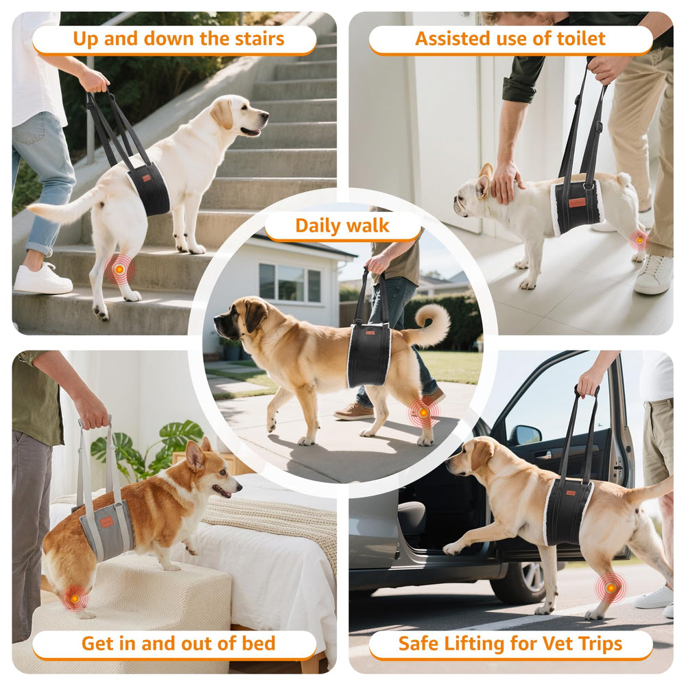 LOOBANI easy-care foldable sling simplifies storage and cleaning.
