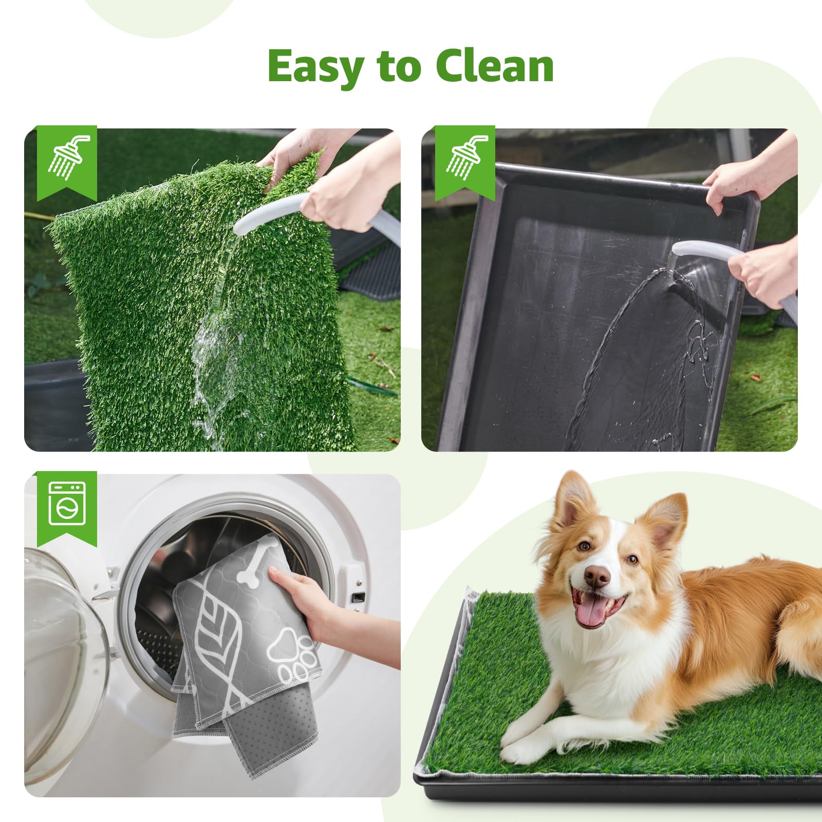 LOOBANI easy-clean system lowers maintenance during potty training.