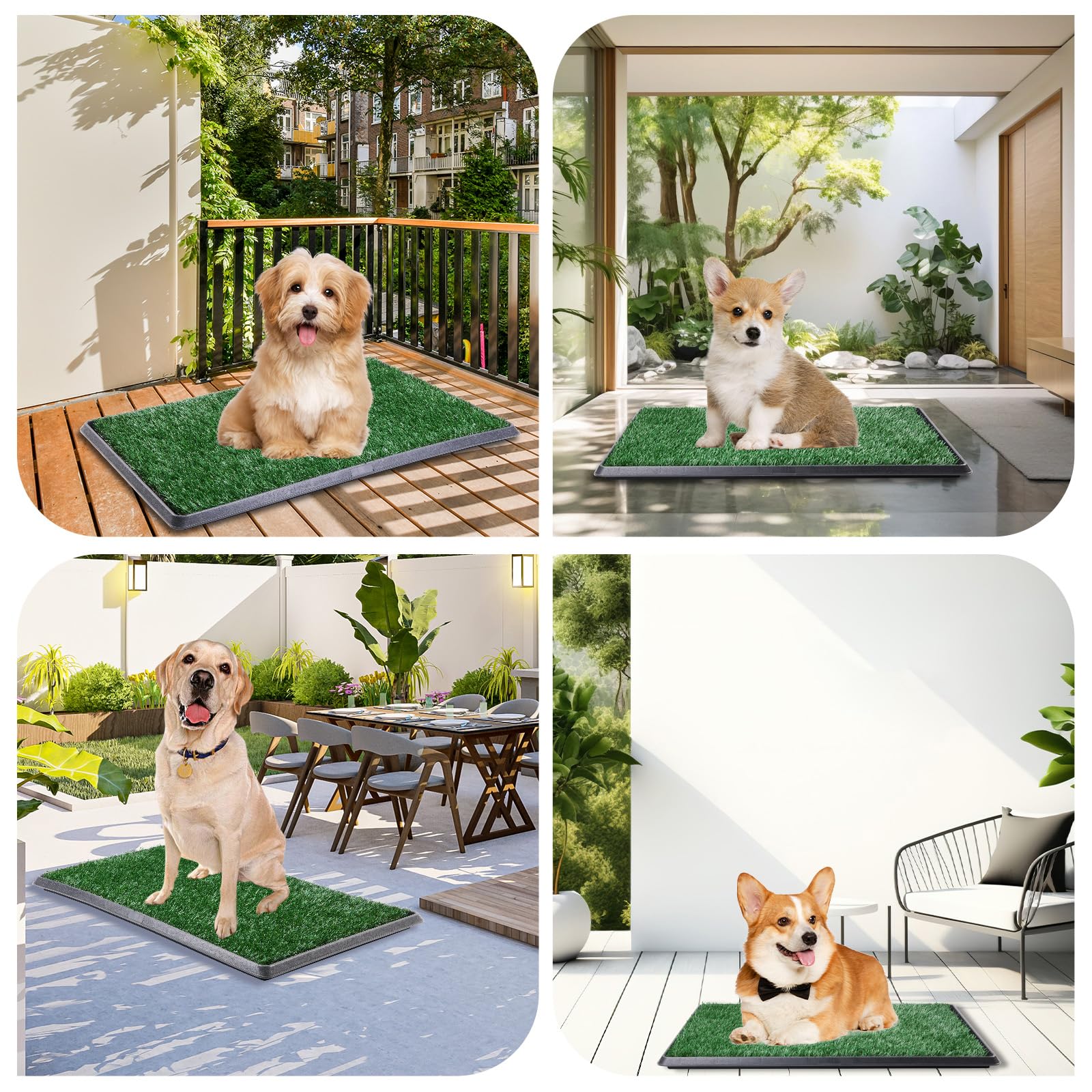 LOOBANI versatile setup suited for balconies, patios, or terraces