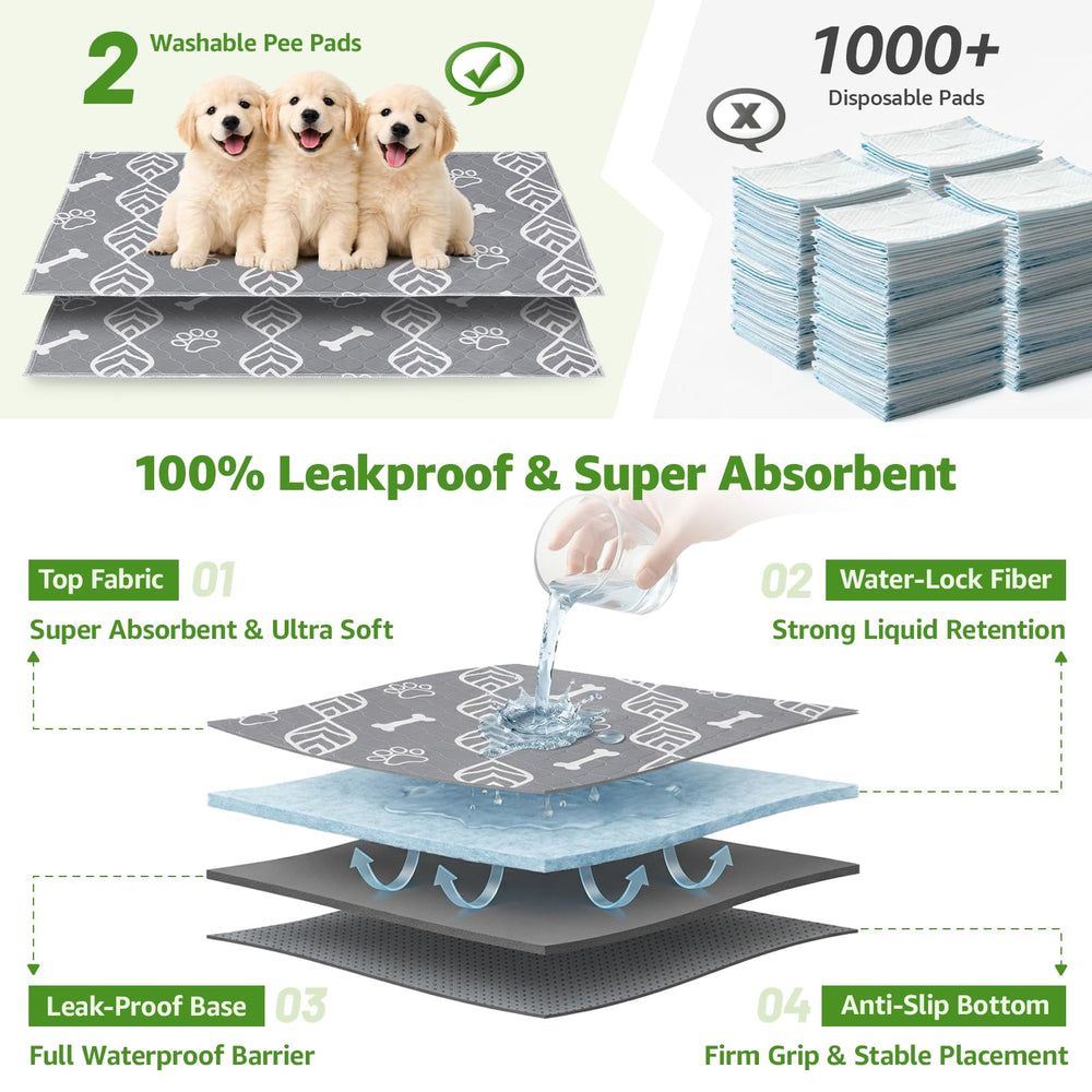 LOOBANI puppy training use with grass patch for housebreaking.