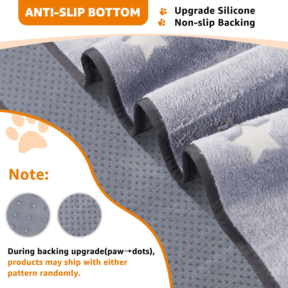 LOOBANI soft flannel star-pattern pad offering gentle comfort for pets.