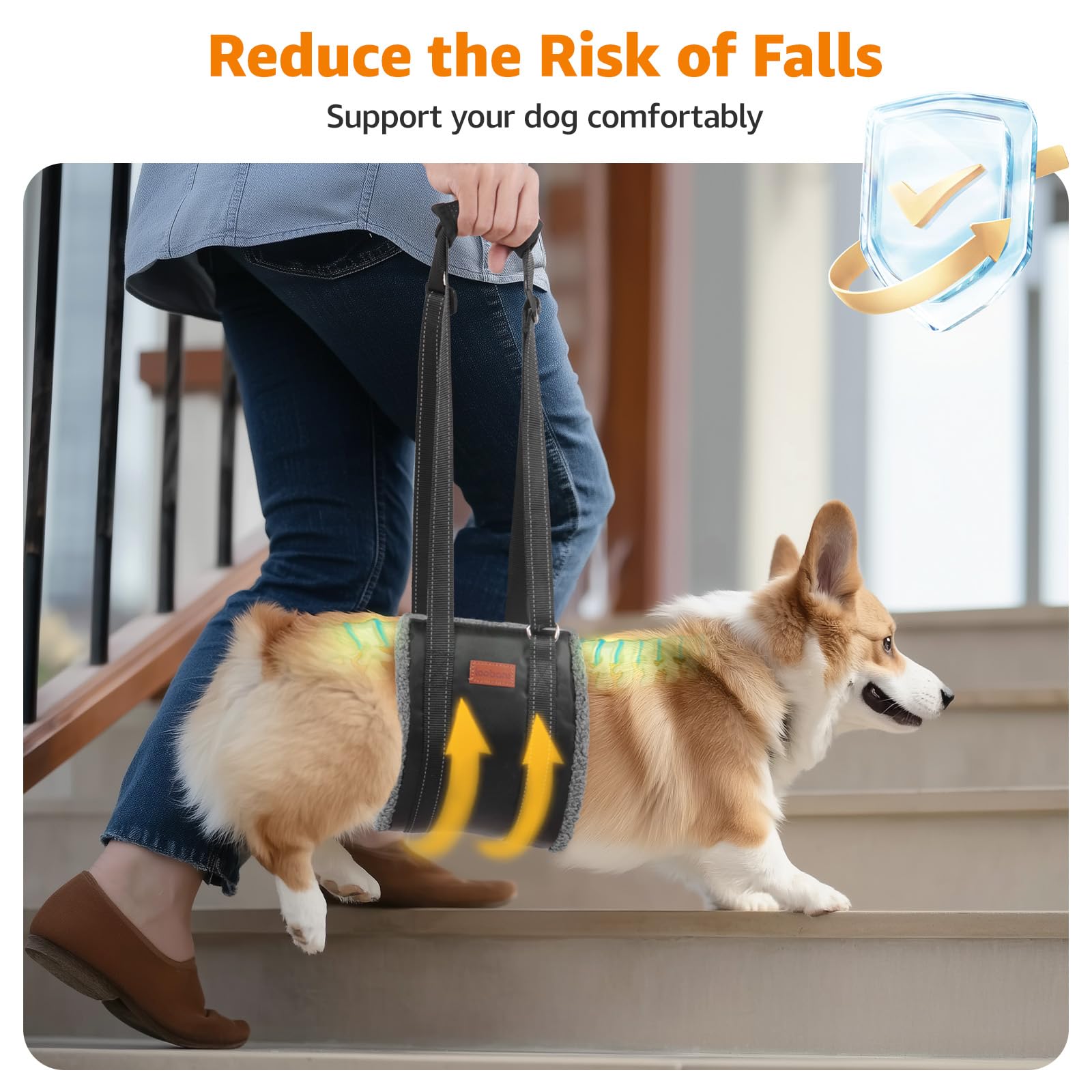 LOOBANI soft lining with sheepskin-like cover enhances comfort during use.