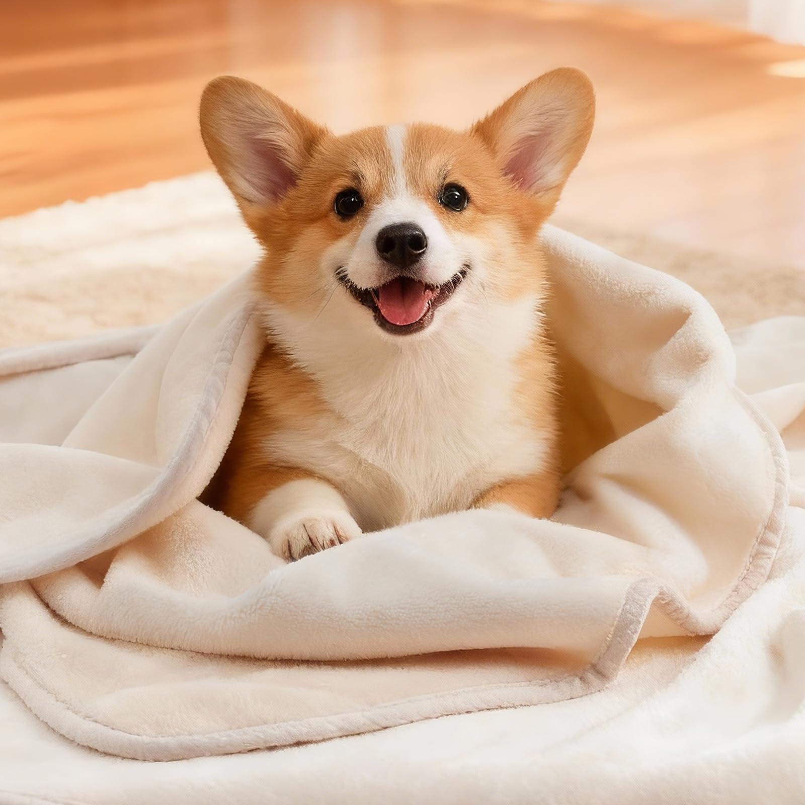 LOOBANI travel dog blanket for car rides and hotel stays