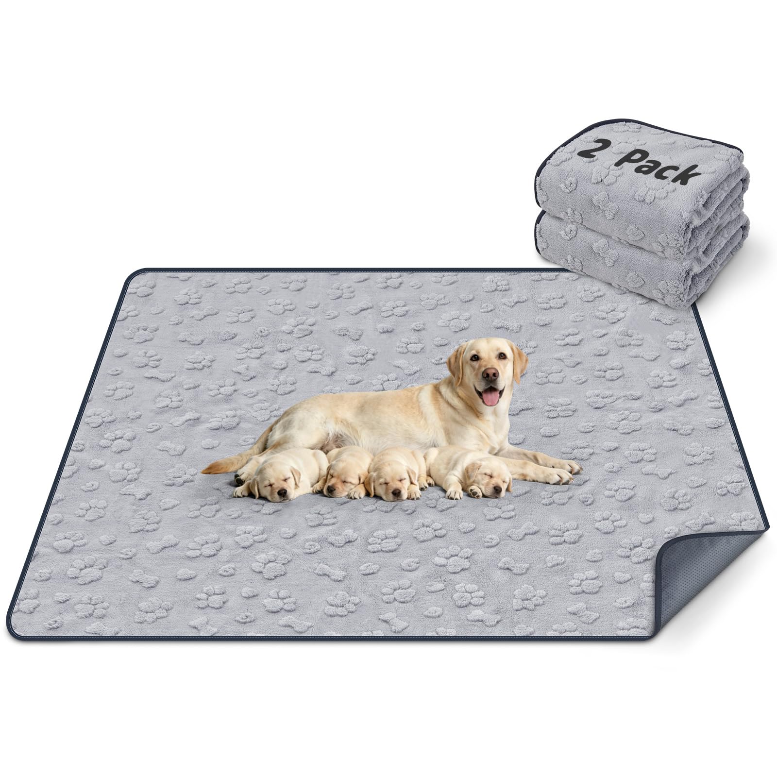 LOOBANI washable pee pad with anti-slip bottom for secure training.