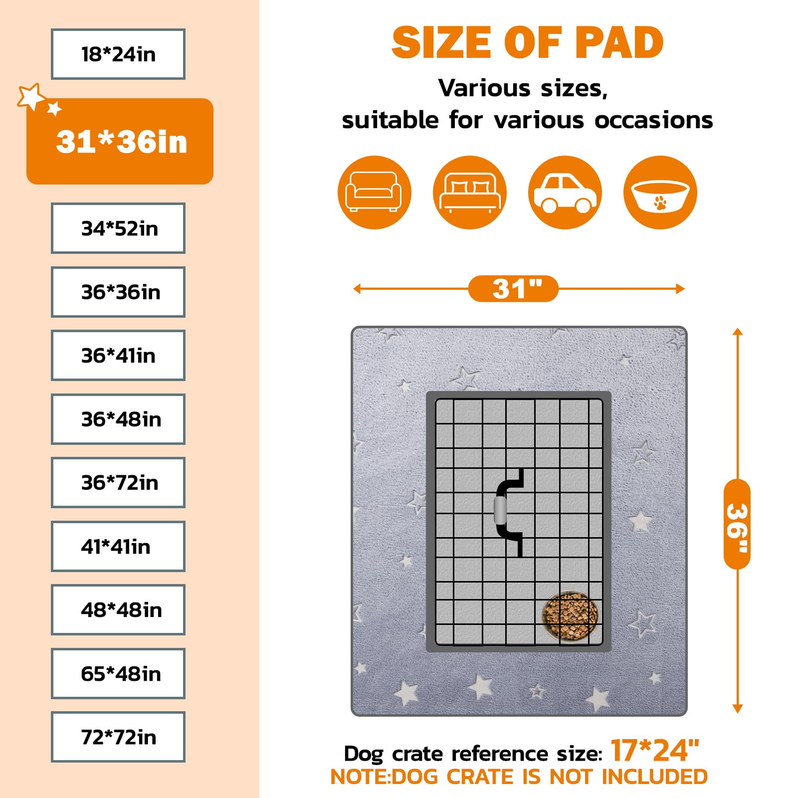 LOOBANI whelping pad for versatile indoor and outdoor use.
