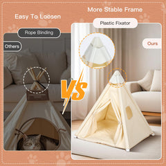 LOOBMBNS Stable frame connector—upright setup during playful moments.