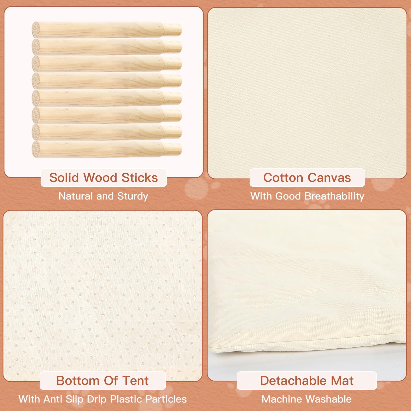 LOOBMBNS Ventilated window—airflow and easy pet viewing.
