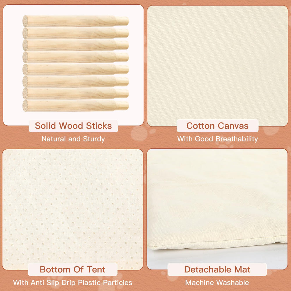 LOOBMBNS Ventilated window—airflow and easy pet viewing.