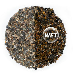 LOOIOOJ river pebbles for garden décor and drainage in pots.
