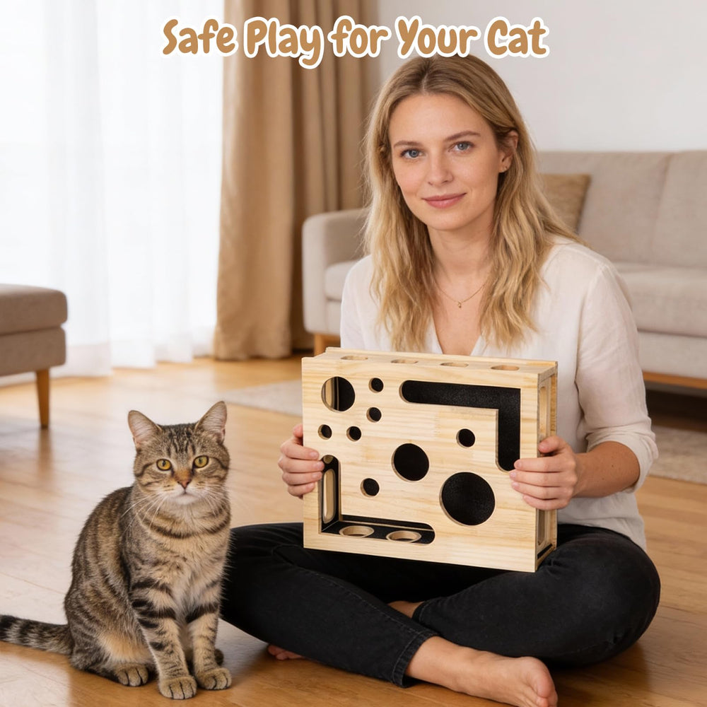 The Loojzz Cat Scratch Box offers a fun alternative for cats who dislike nail clipping.