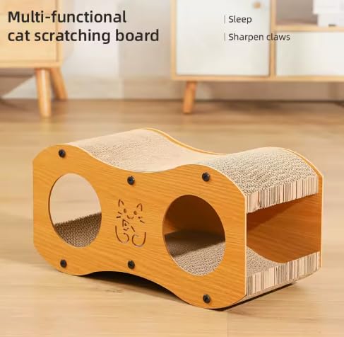 LoompaPets Cat Scratcher 23-inch length, spacious for kittens and adults.