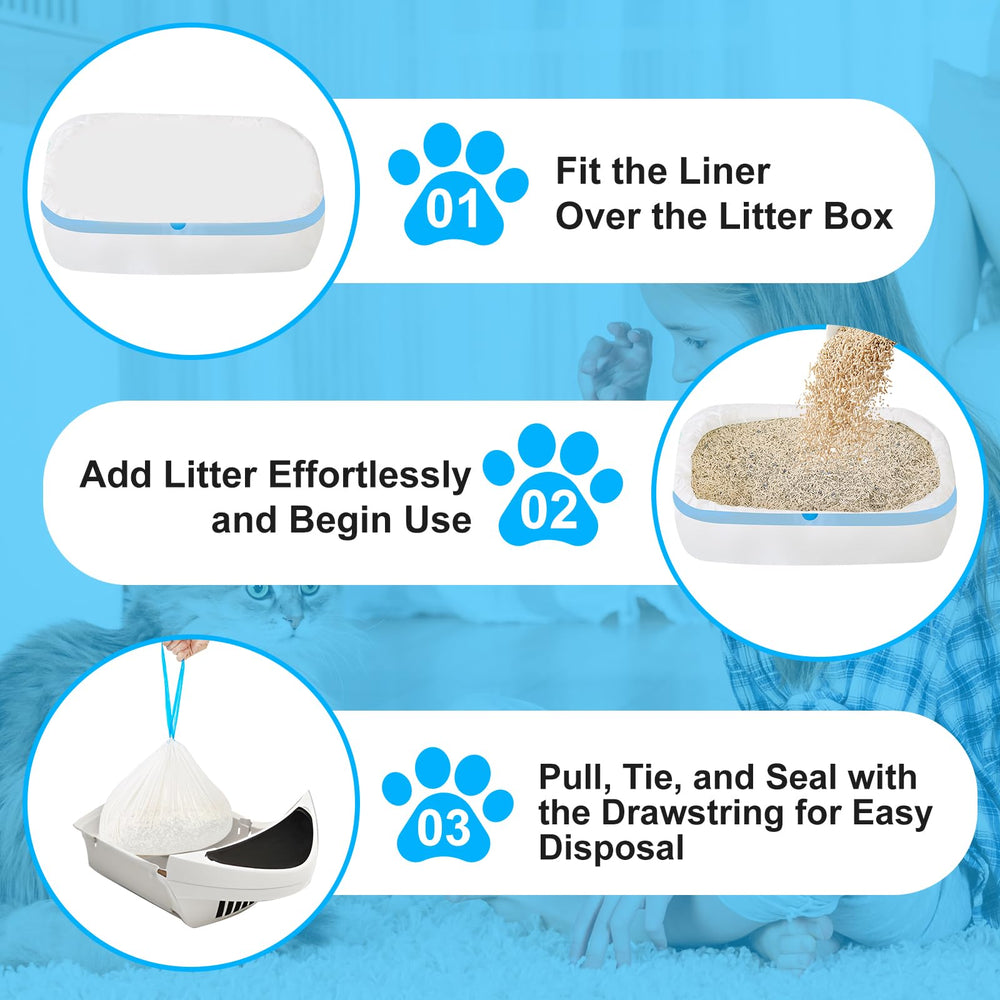 LoopTime heavy-duty bags suited for self-cleaning litter boxes.