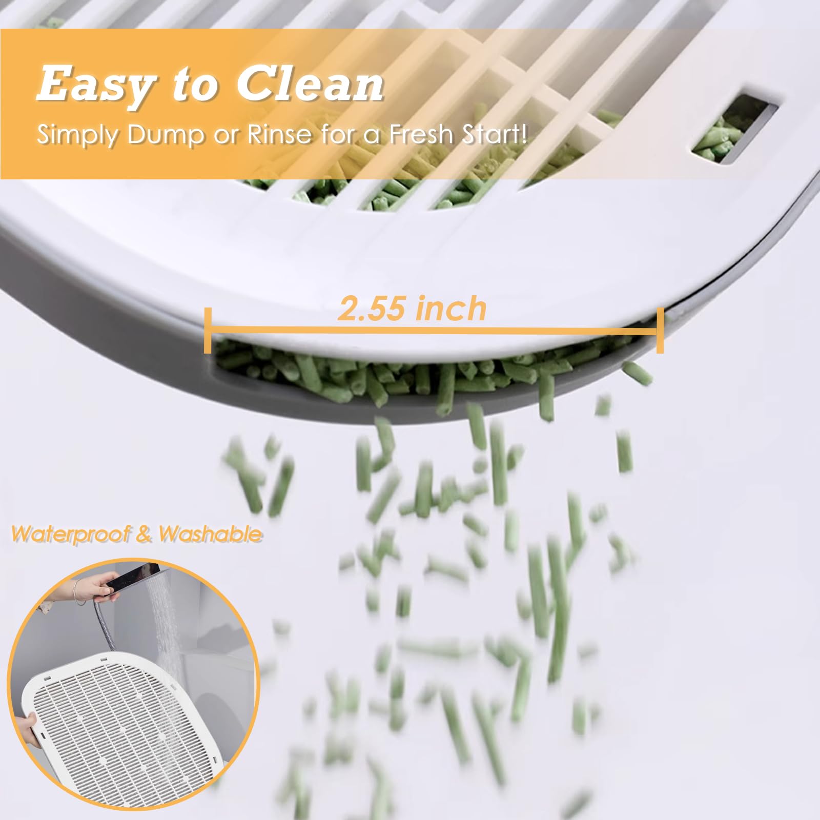 LoopTime cat litter mat easy-clean rinse-ready surface