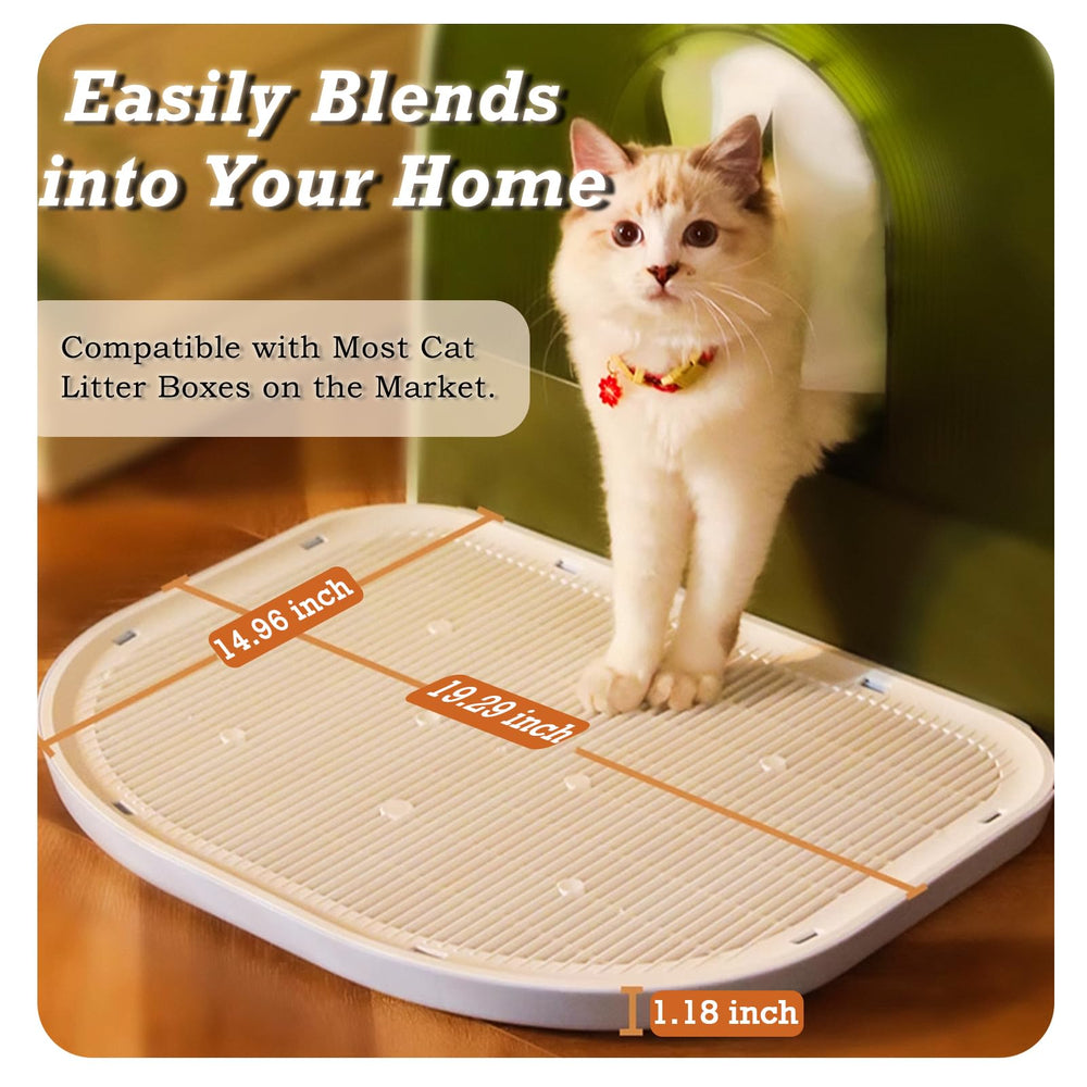 LoopTime cat litter mat large size covers litter area