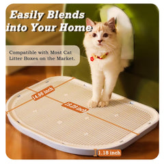 LoopTime cat litter mat large size covers litter area