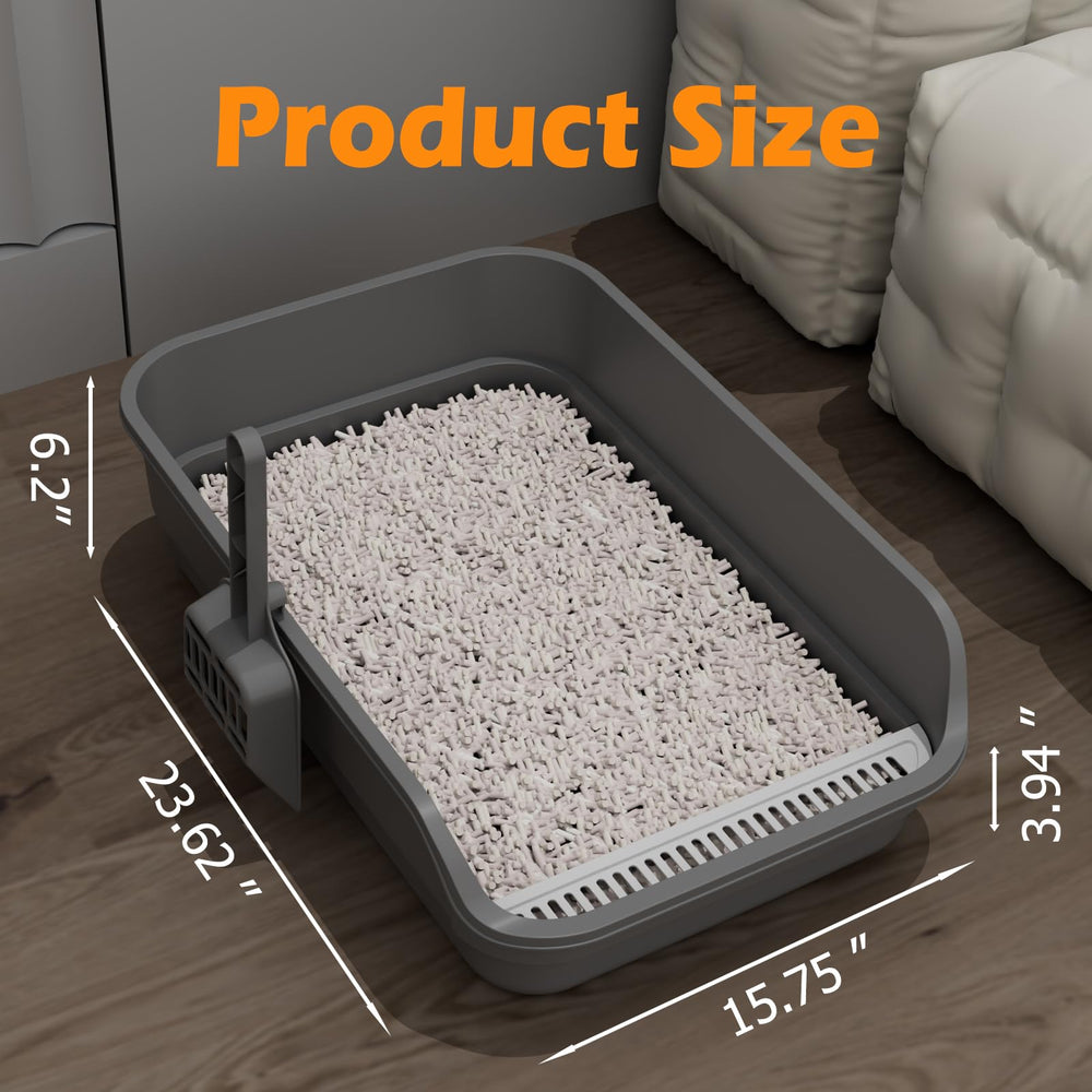 LoopTime Extea indoor kitty litter box provides a comfortable space for your cat.
