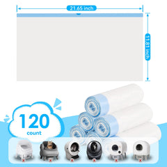 LoopTime heavy-duty robot bag for self-cleaning litter boxes.