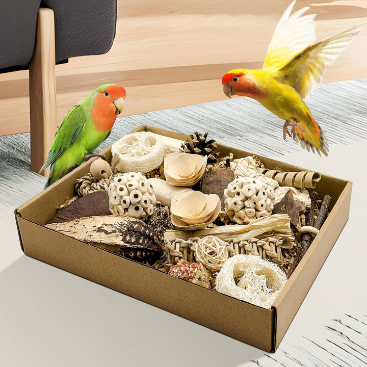 LOPERDEVE Nature Color toy inside setup encourages chewing and exploration.